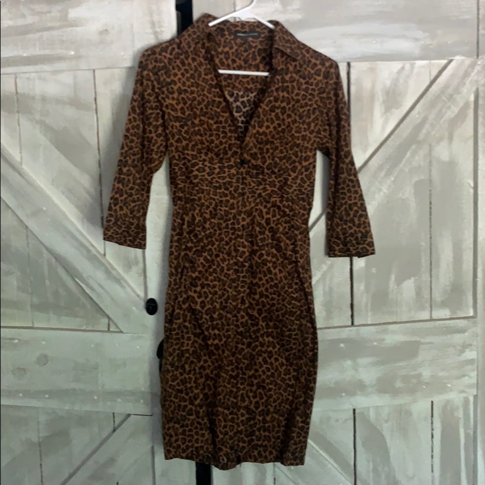 Express button down shirt dress
